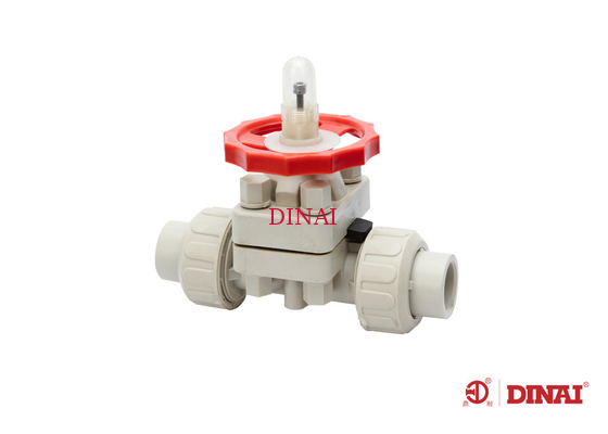 Válvula de diafragma sanitária do desempenho PPH, atuador da válvula de diafragma da segurança DN15-DN250