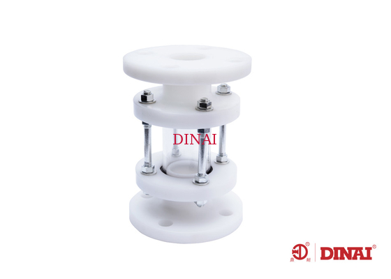 Vidro de vista plástico de DN15-DN300 RPP para o licor do alcalóide com selo de EPDM/FPM
